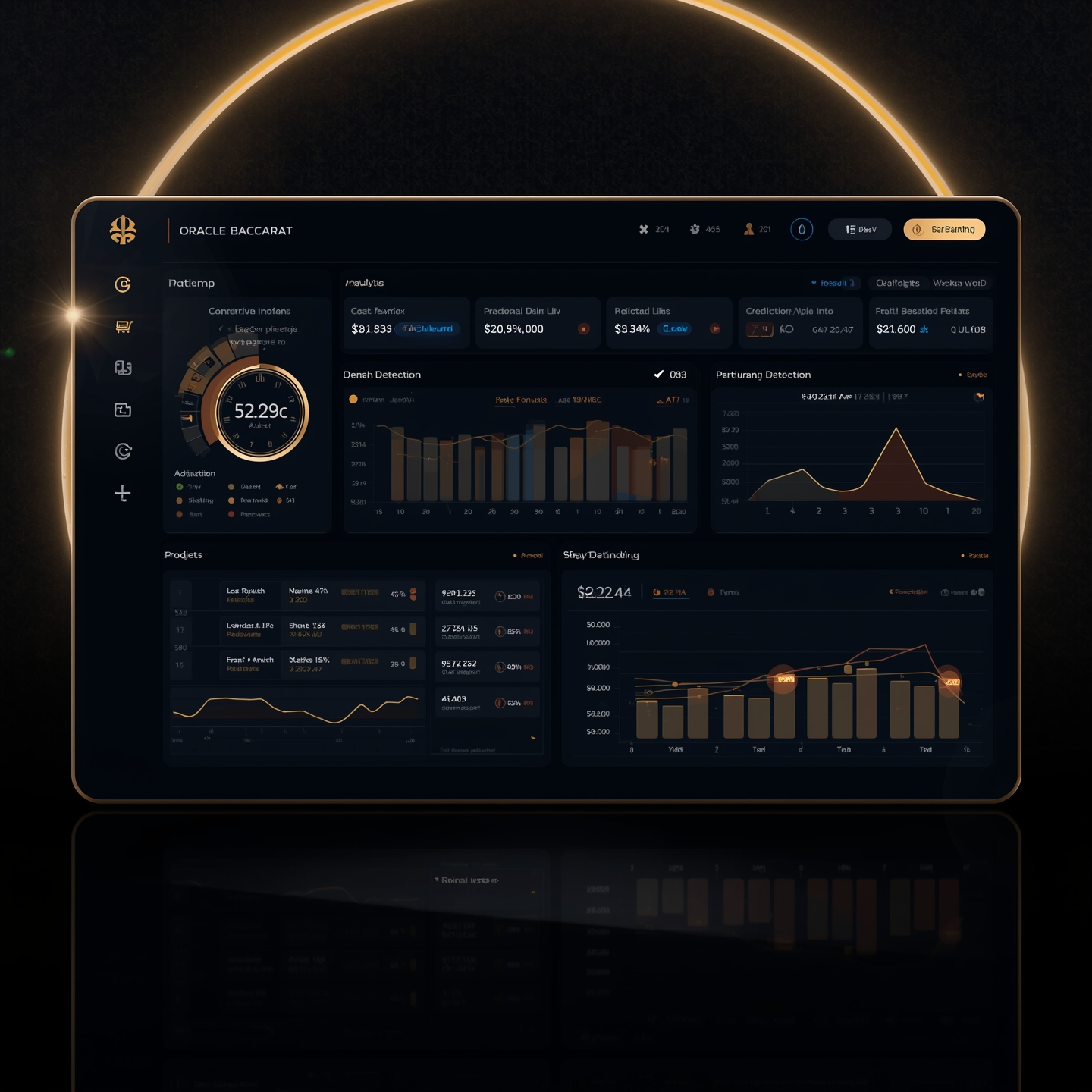 Mockup Oracle Baccarat